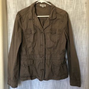 St John’s  Bay Olive Jacket Size Large